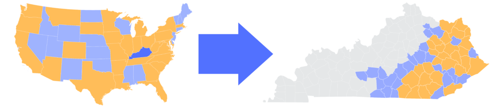 Remote workers and business owners from 28 states have relocated to 29 Eastern Kentucky counties thanks to our program.